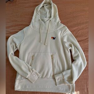 Aviator Nation Cream Hoodie